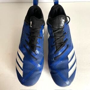 Adidas Adizero Football Cleats Men's Size 9 Blue and White